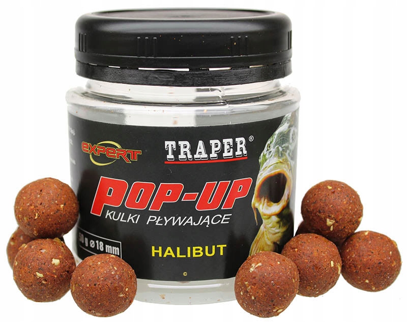 Kulki pływające Pop-Up Traper 50g 18mm wanilia