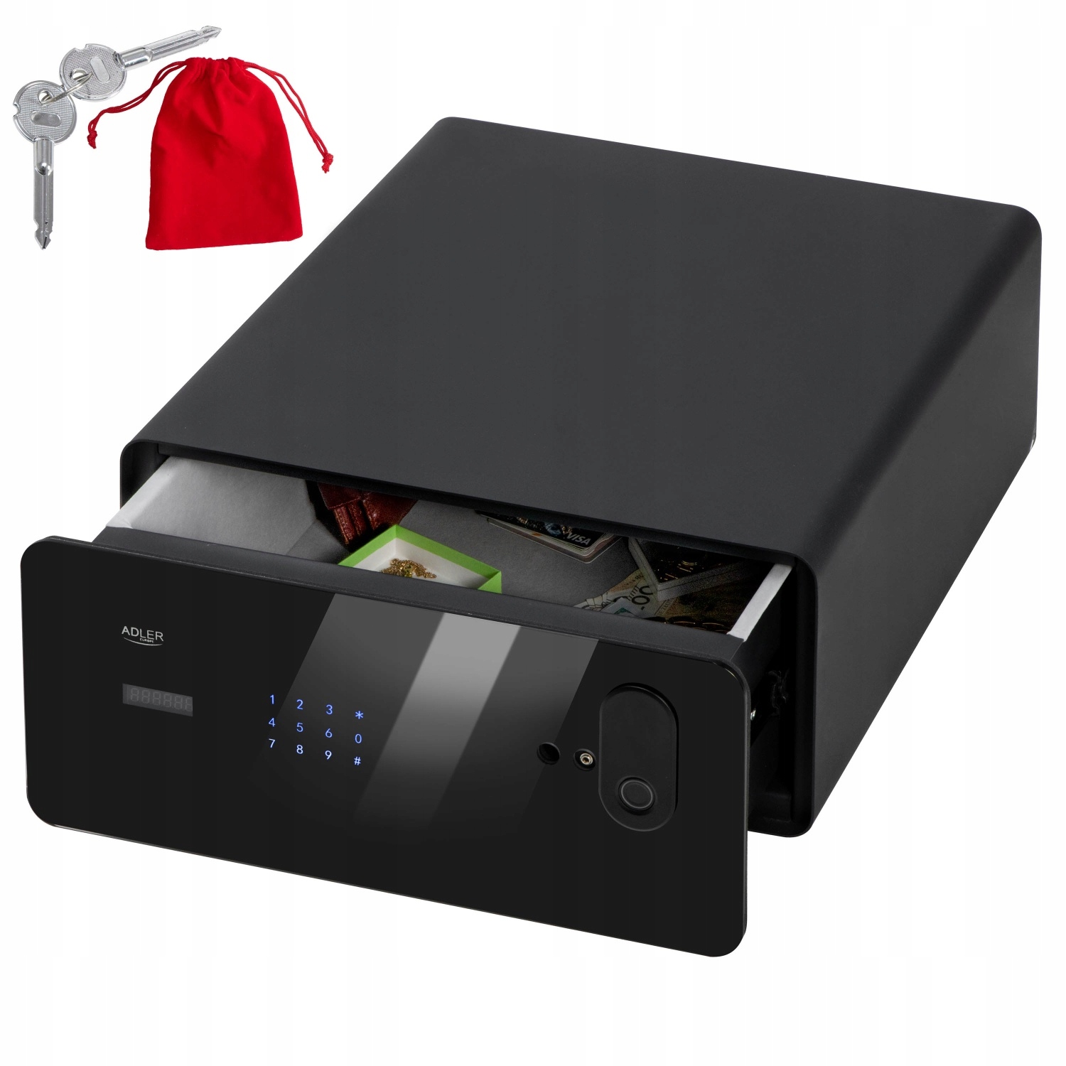 Sejf Domowy Kasetka Elektroniczny Szyfr Klucze Kasa Pancerna Na Pieniądze