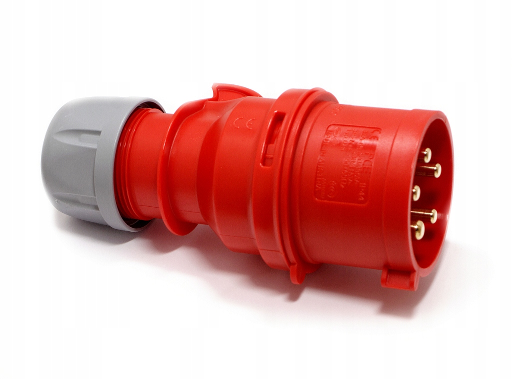 

Wtyczka siłowa 5P 32A IP44 Pce 025-6