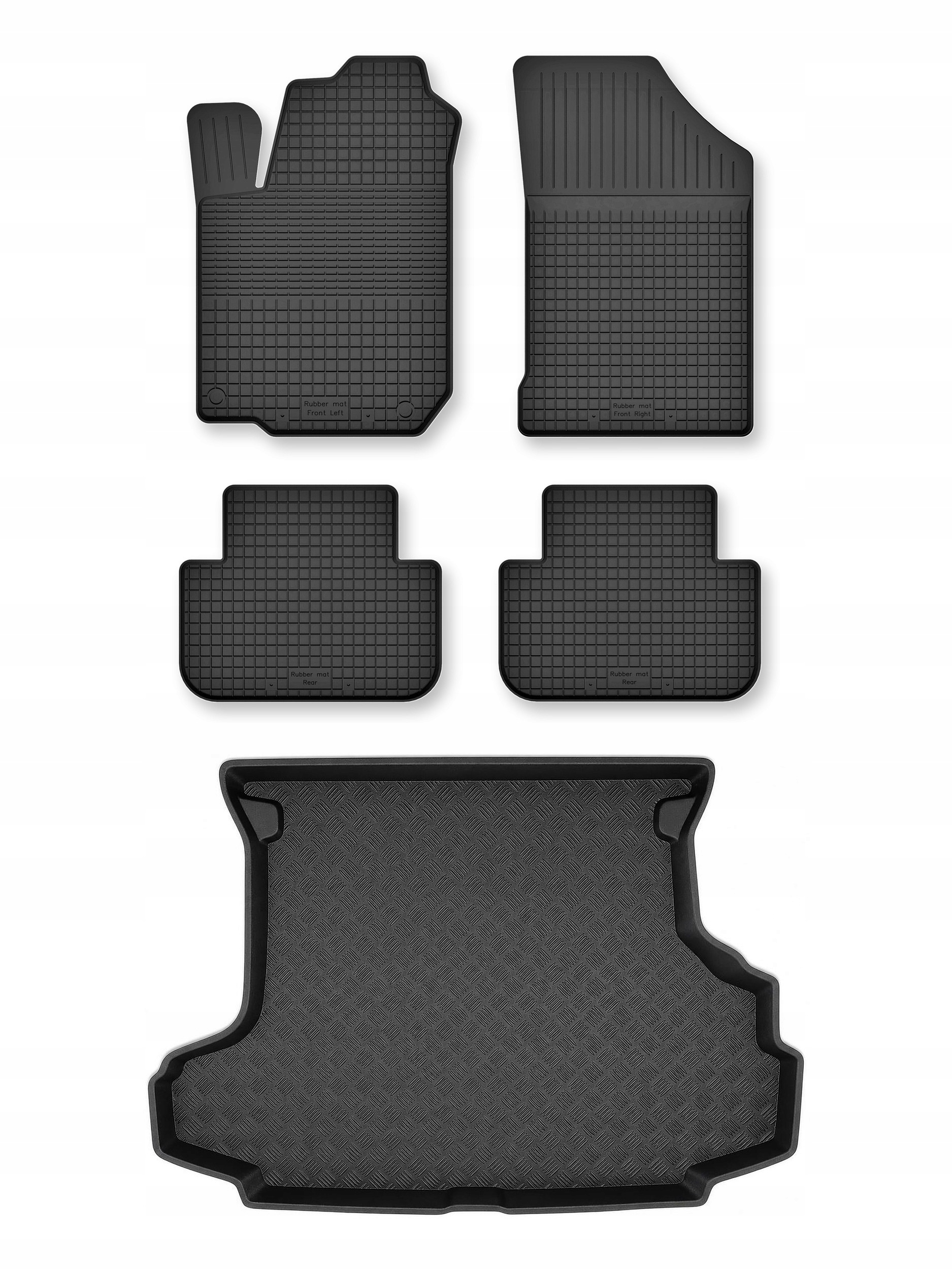 Korýtkové koberce rohož do kufru pro: Nissan X-Trail I T30 2001-2007