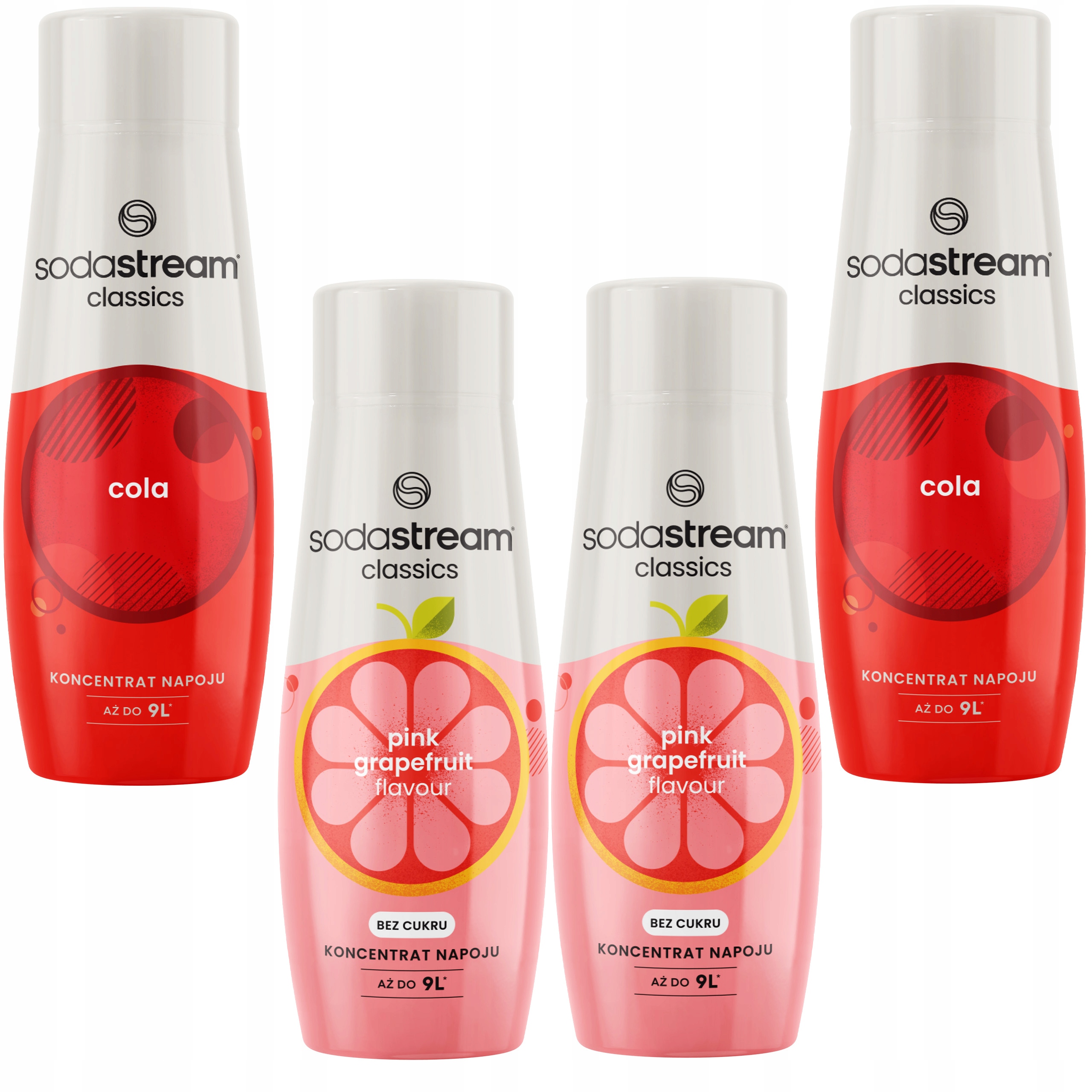 Sodastream Sada sirupů 2xCola 2xGrapefruit
