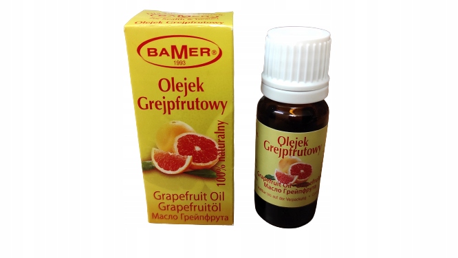 

Naturalny Eteryczny Olejek Grejpfrutowy Bamer 7 ml