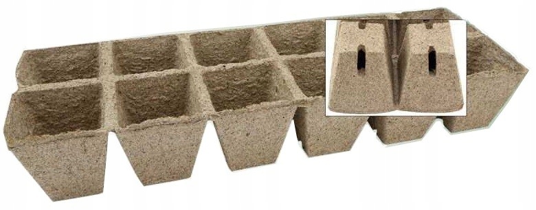 Jiffy-Strips Typ 517 Kombinované rašelinové kvetináče 5x5x5 cm 3960 ks