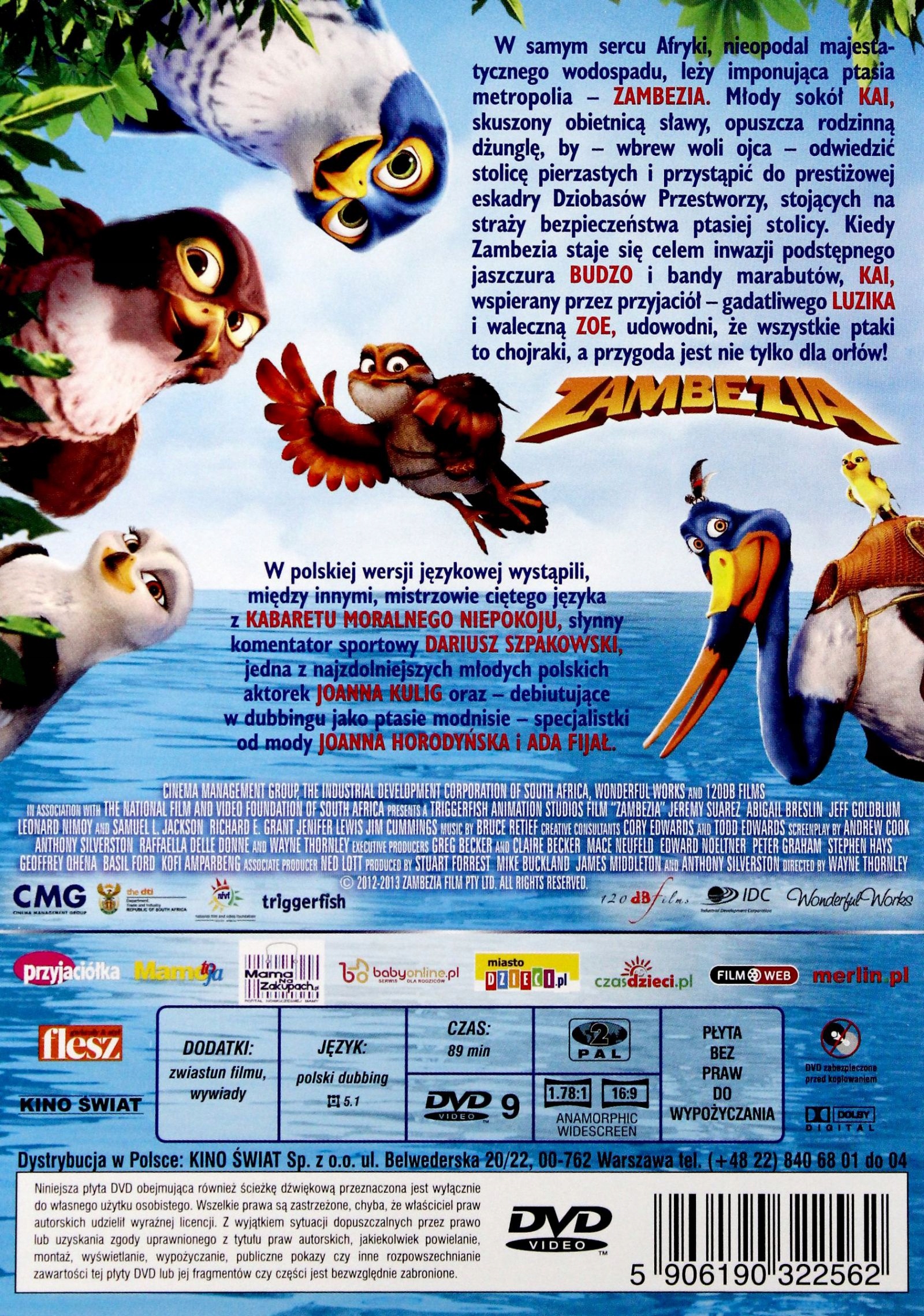 Zambezia płyta DVD 17282071711 - Sklepy, Opinie, Ceny w Allegro