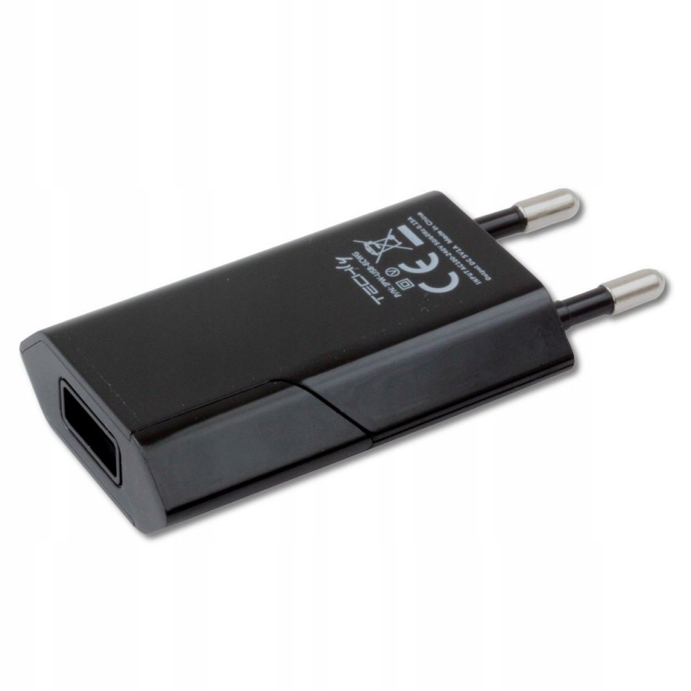 TECHLY USB зарядное устройство 5V 1A черный цвет черный