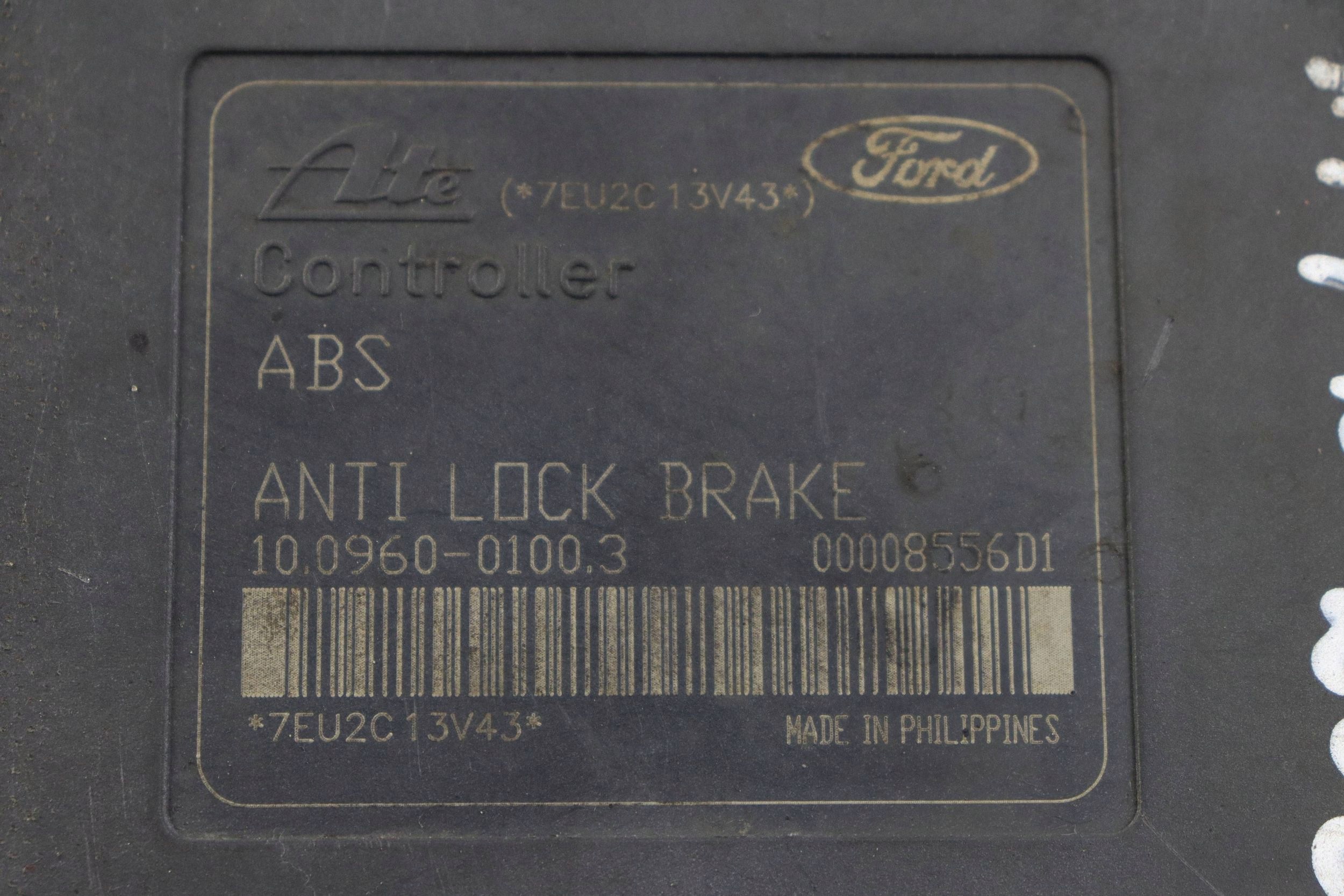 FORD FIESTA MK6 FUSION pump control unit ABS 2S61-2M110-CD 10.0960-0100.3