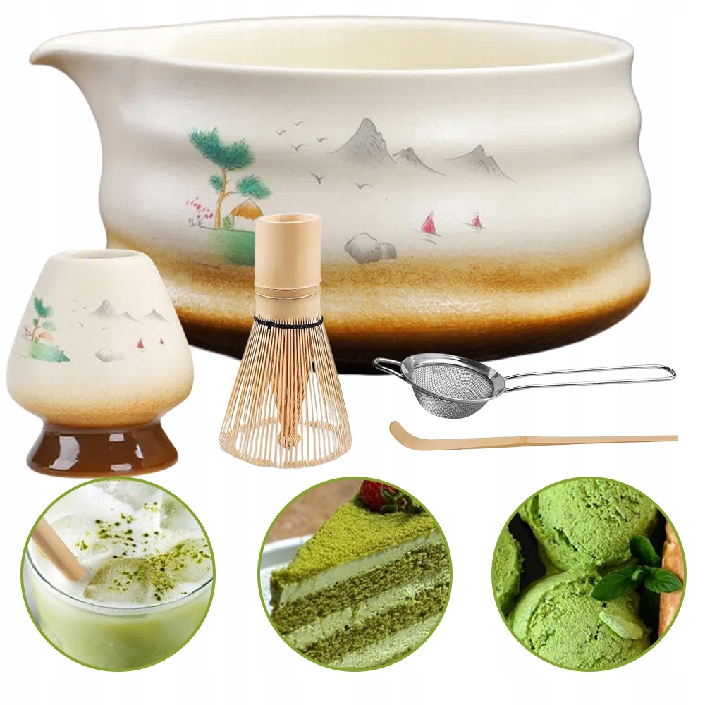 Sada Matcha Kompaktní Lžička Přesné Odměřování Prášku