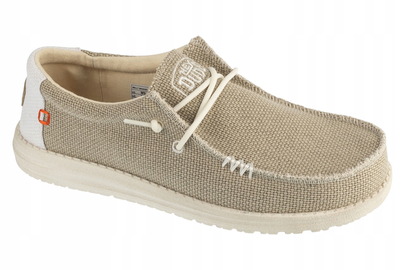 Hey Dude Wally Braided [45] Boty Tenisky Pánské Tkanina Béžová