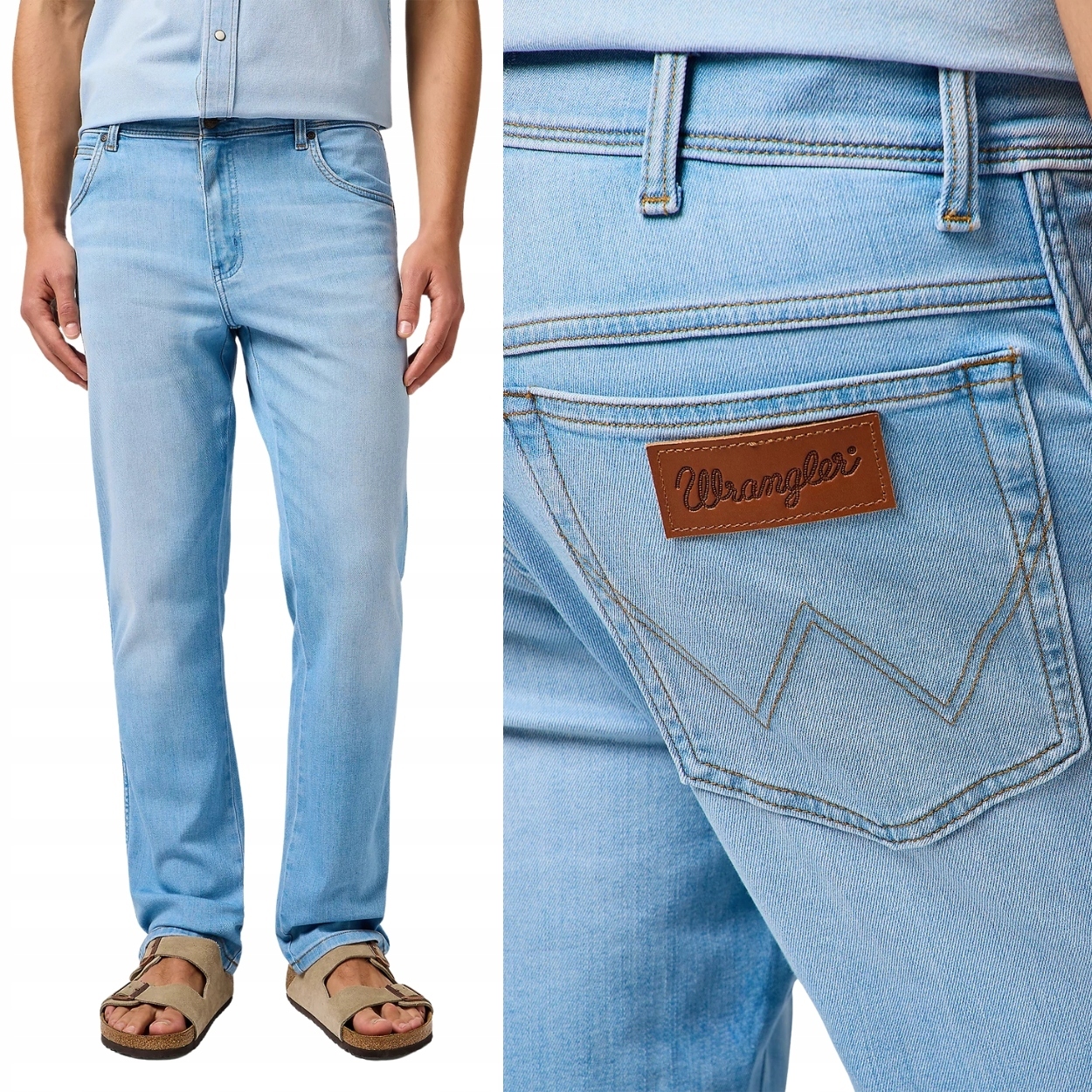 Wrangler Texas 365 Cool Light prodyšné jednoduché džínové kalhoty W32 L32