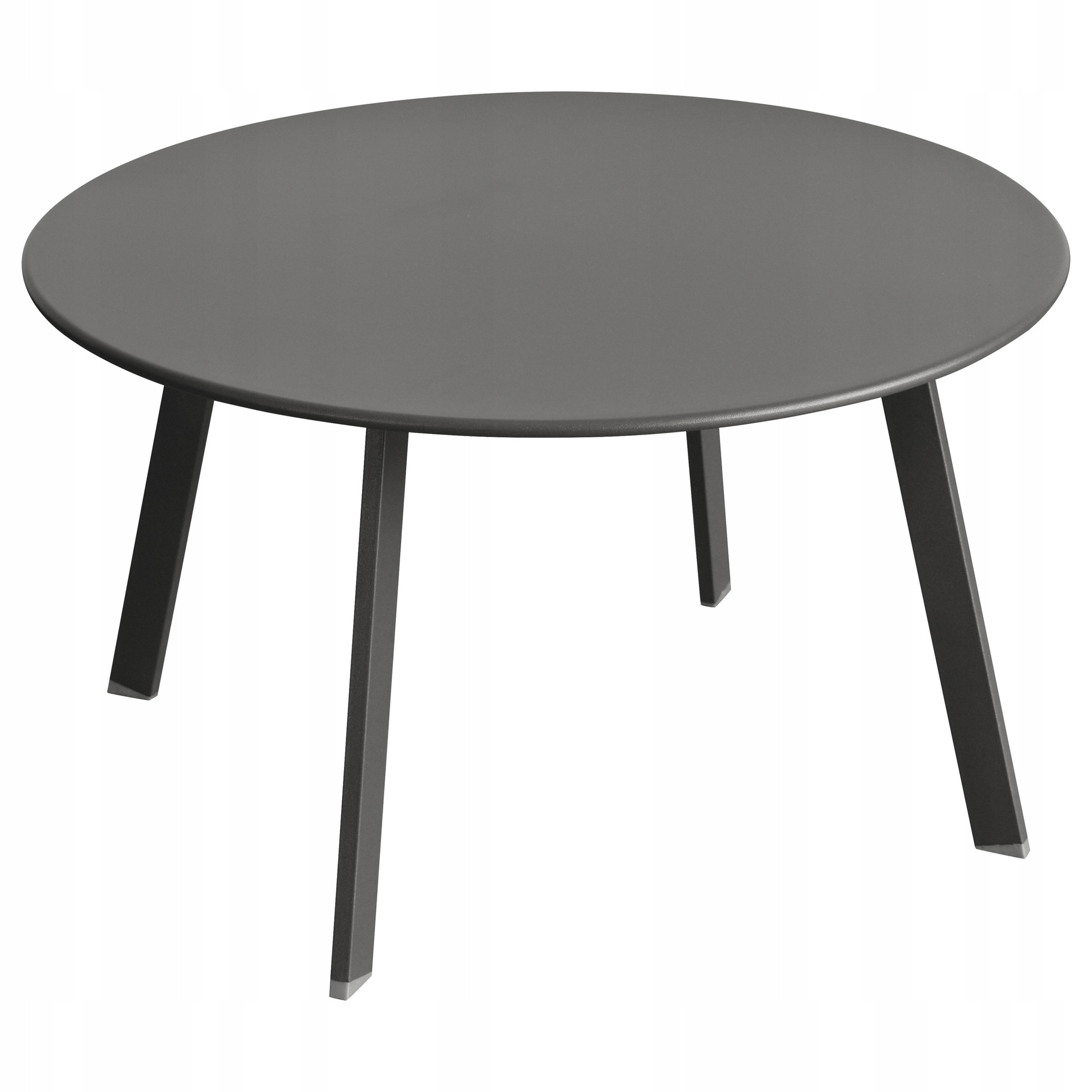 Kovový zahradní stolek Saona, Ø 70 cm, šedý