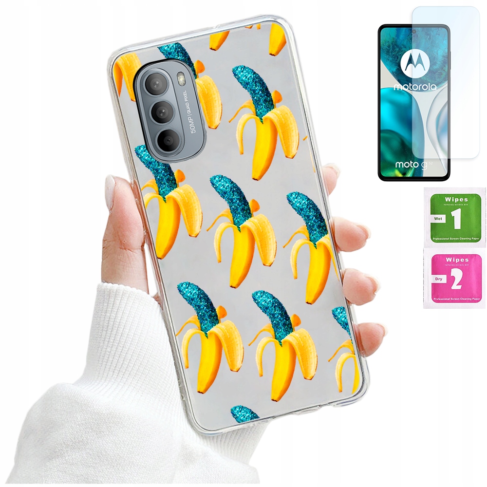 

Etui Silikonowe Grafika do Motorola Moto G52 G82