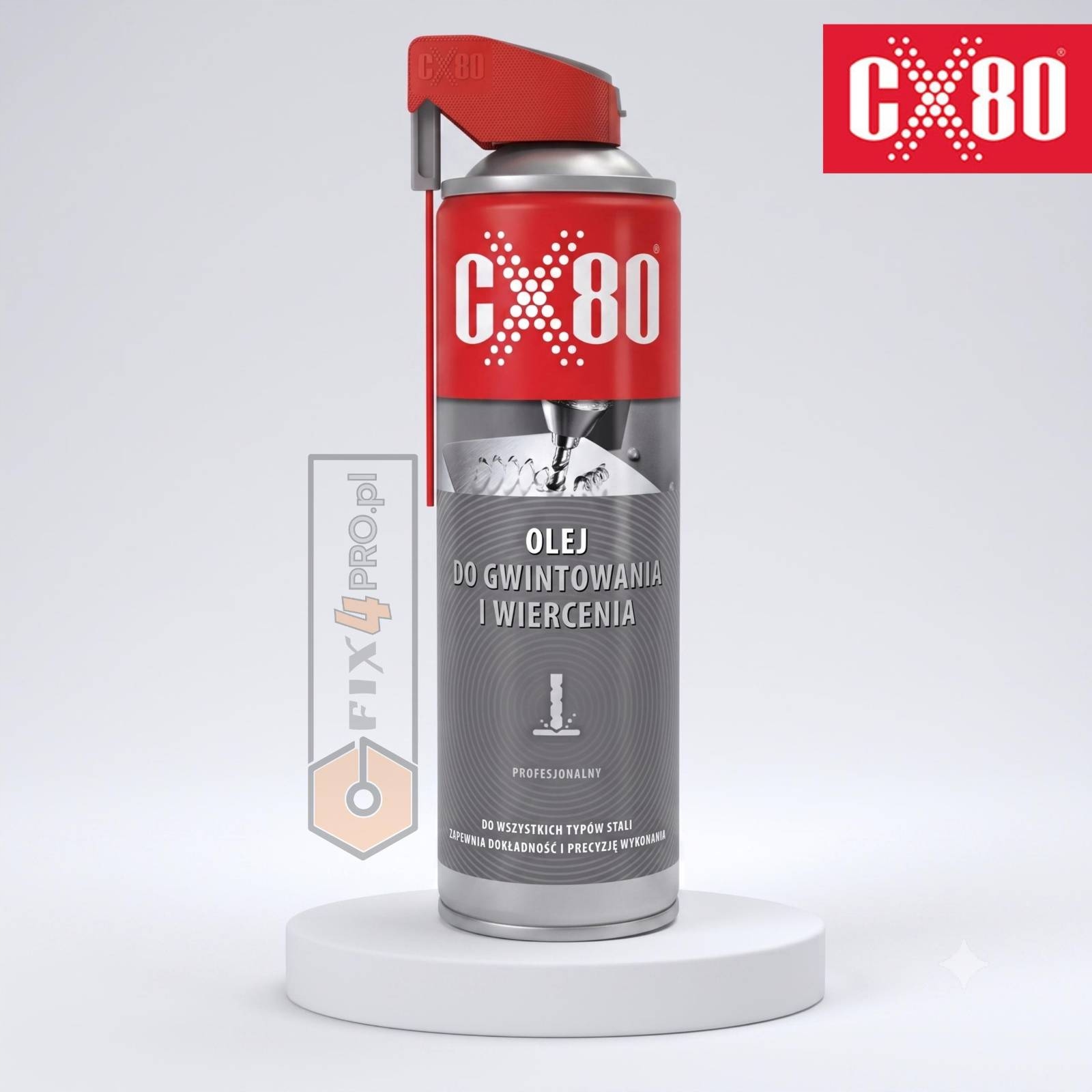 CX80 Olej do Gwintowania i Wiercenia Metalu 500ml Duospray