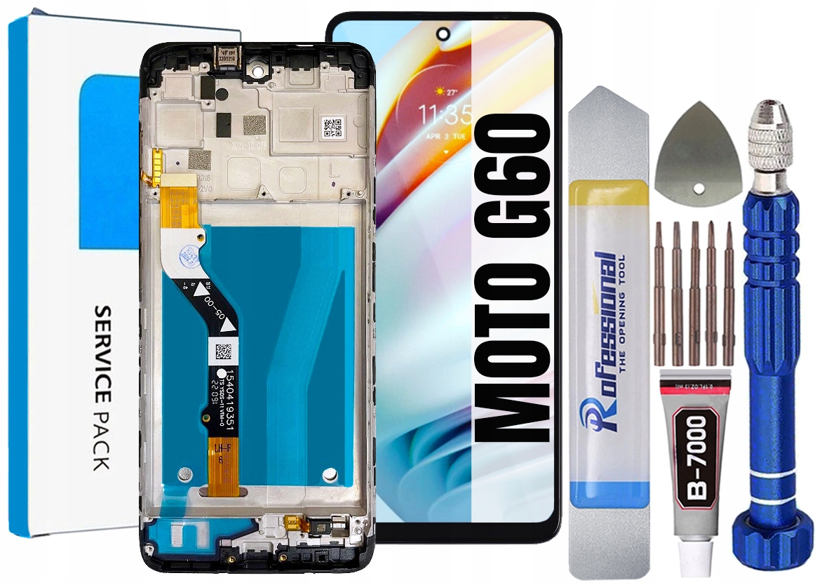 Displej Pro Motorola Moto G60 XT2135 Originální LCD Displej Rámeček