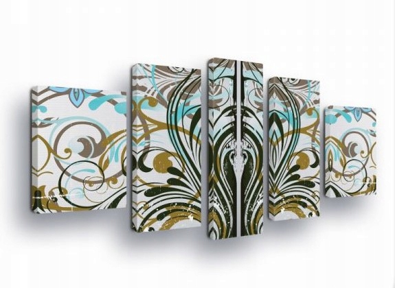 Obraz 170x100 Abstrakcia ornament moderný elegantný nástenný dekor