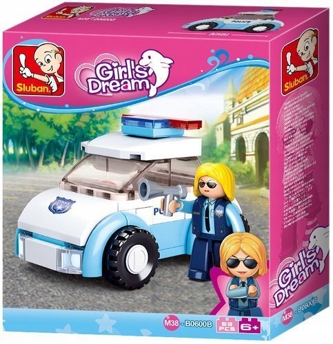 

Klocki 68EL Girl's Policjantka Radiowóz Sluban