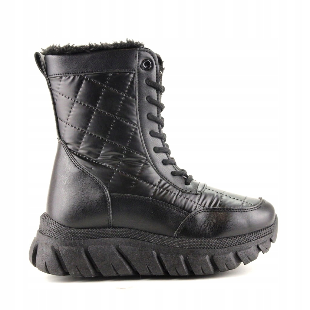 Dámské Sněhule Na Platformě 34580 Černé 41