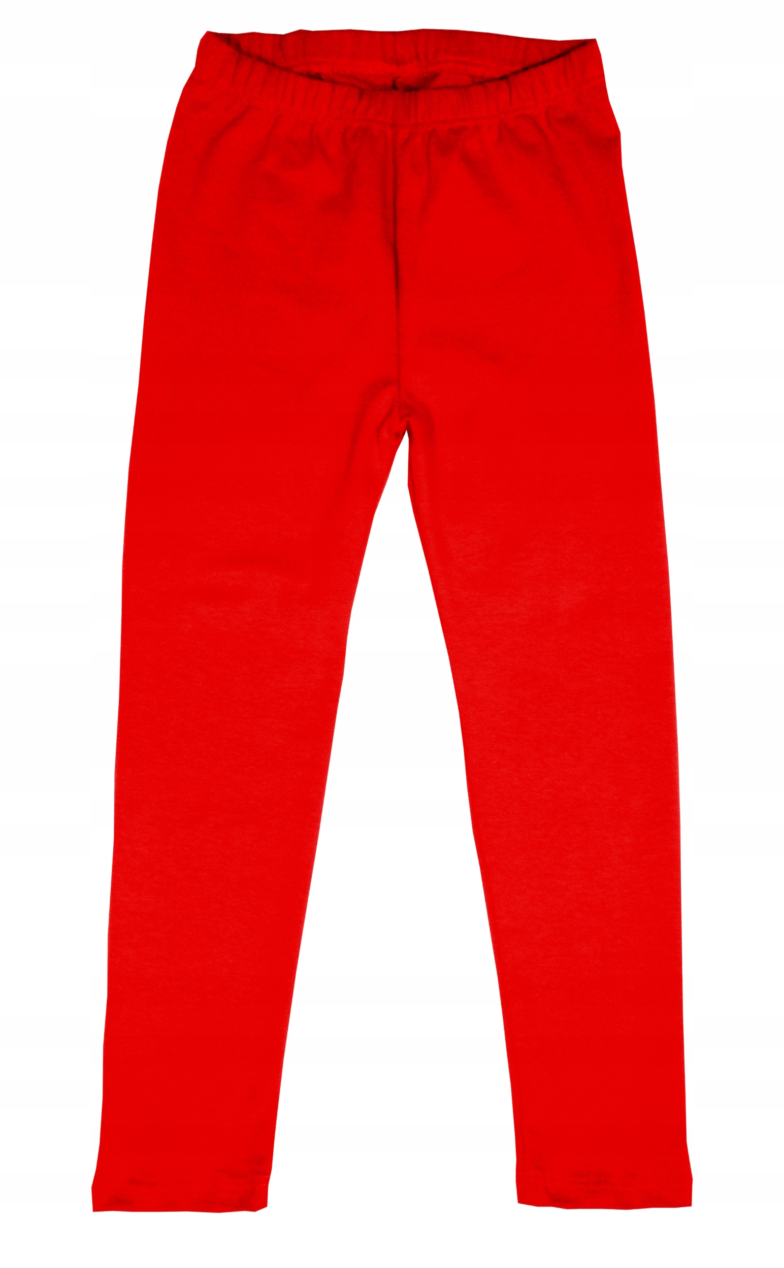 Legginsy getry leginsy długie bawełniane 128 czerwone