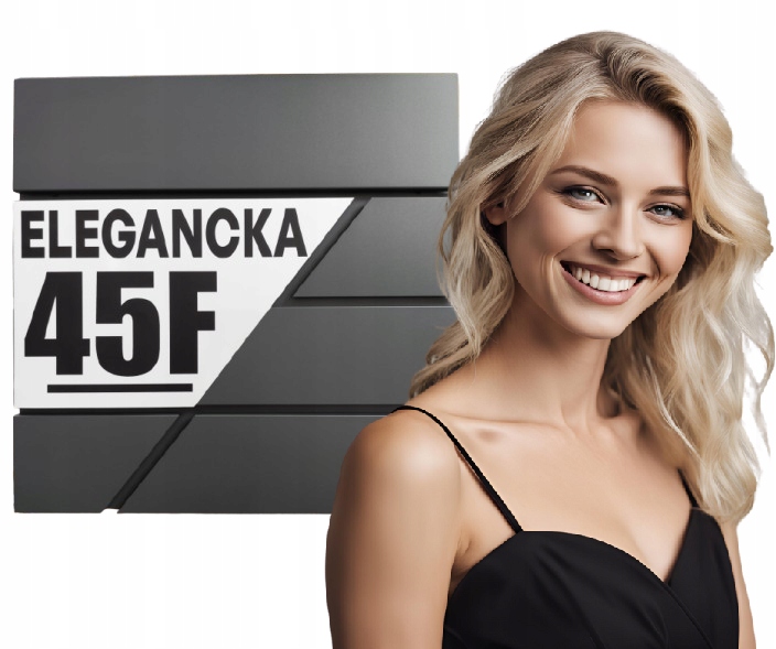 Poštovní schránka pošty Antracit Šedá Nápis Adresa Gravírování Personalizace