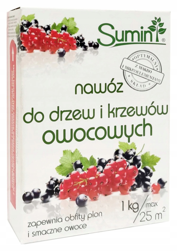 

Nawóz do drzew i krzewów owocowych 1kg Sumin