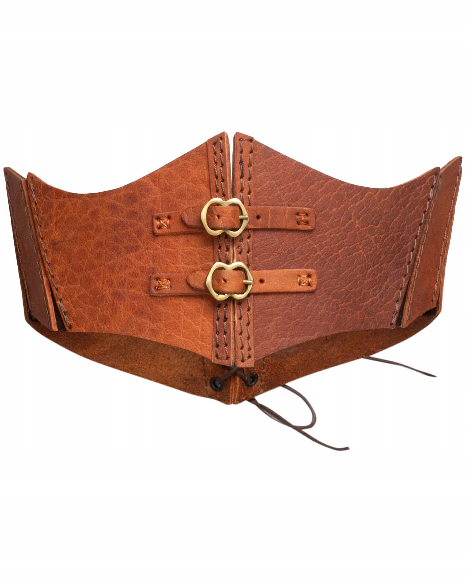 Kožený Korzet Pas Hnědý S-m Larp