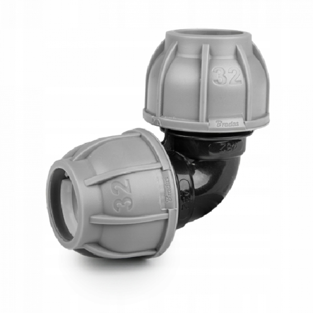

Kolanko do rur Pe 32mm 90° PN10 Bradas