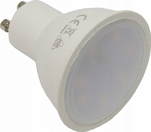 

Źródło Led GU10 6W 230V 480LM Ciepła Szybka Mat