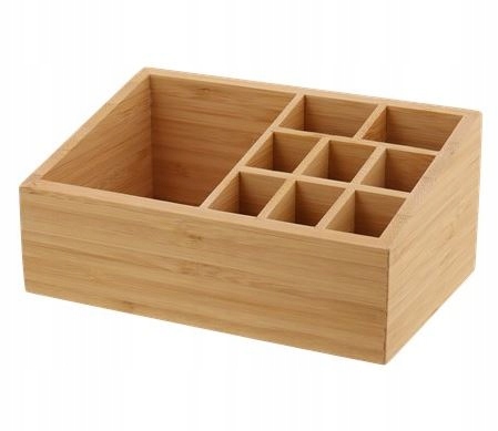 

Organizer Bambusowy na kosmetyki do makijażu