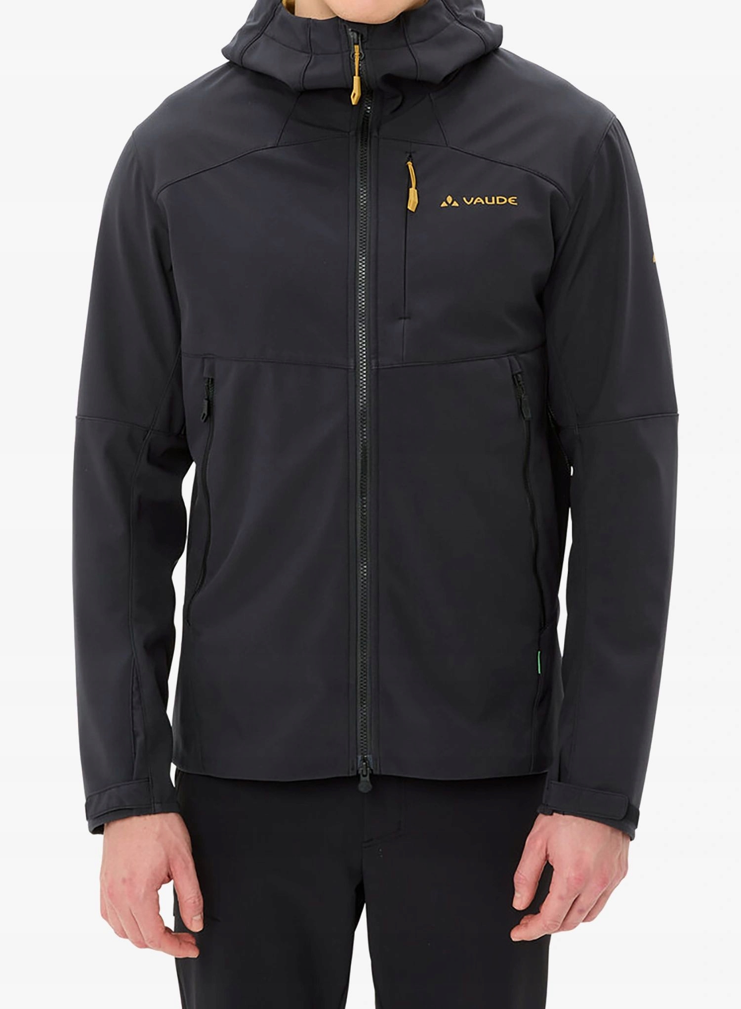 Softshellová bunda Vaude Roccia Softshell Jacket II černá/savanna XL