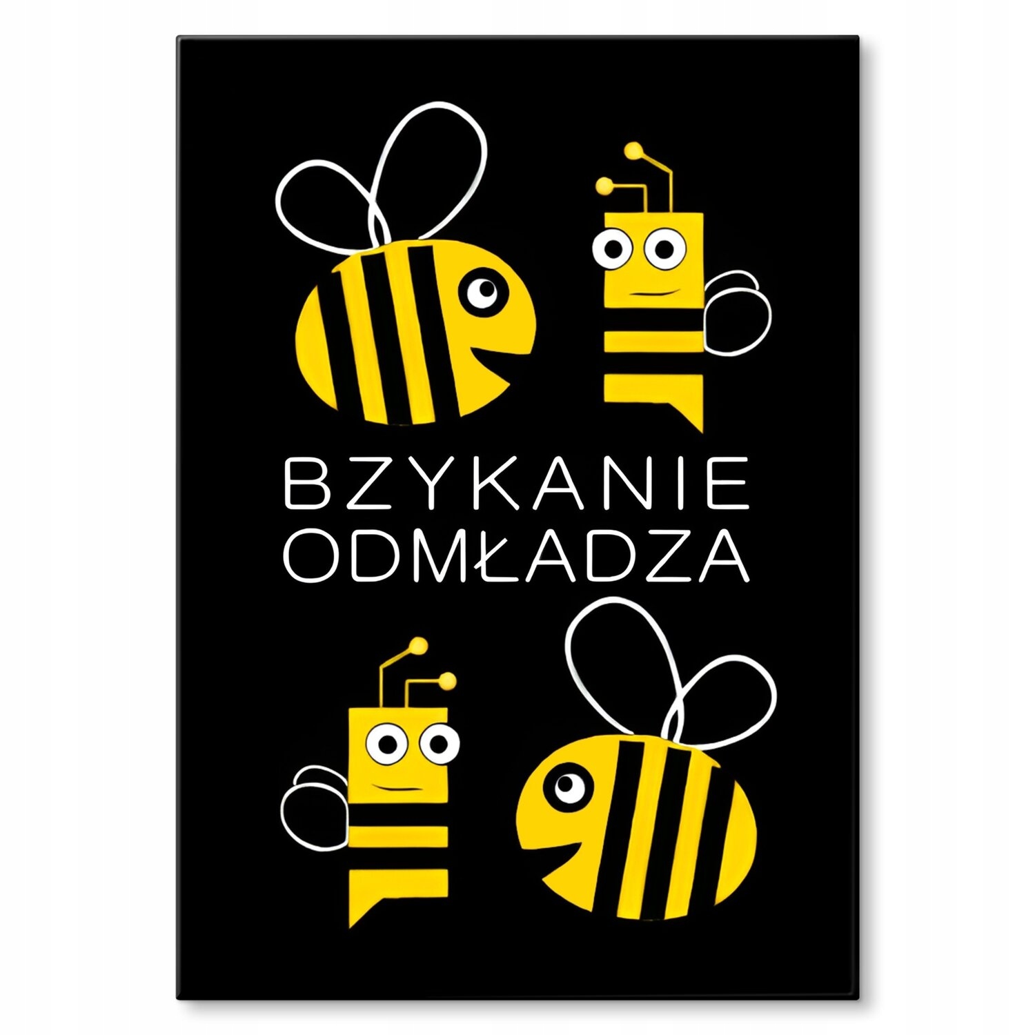 Kovový plakát bzučení omlazuje poster Szyld Plech 22 x 31 cm Dárek!