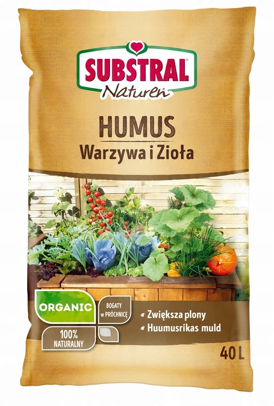 

Ziemia Humus do Warzyw i Ziół eko bio Substral 40l