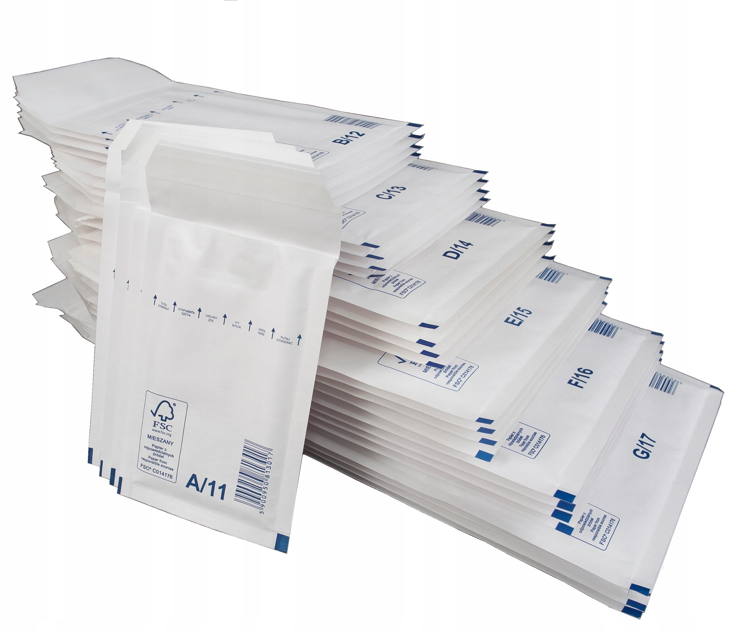 Koperty bąbelkowe Aropol F/16 100 szt. BEZPIECZNE EAN (GTIN) 5903715542160