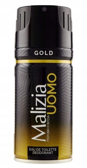 Malizia Uomo Gold Dezodorant dla Mężczyzn 150ml IT