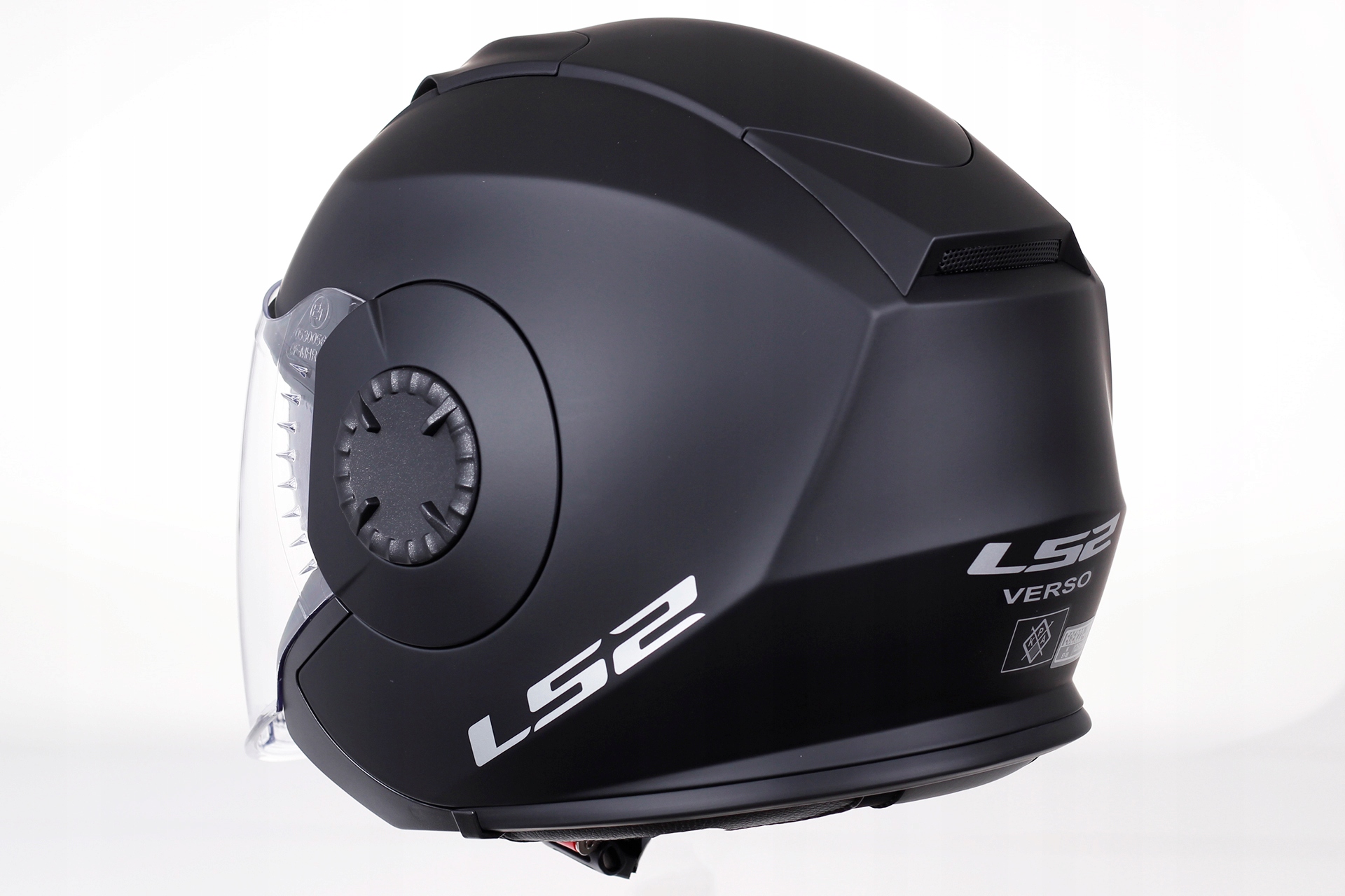 LS2 VERSO MATT BLACK OF570 KASK OTWARTY matowy Kolor czarny