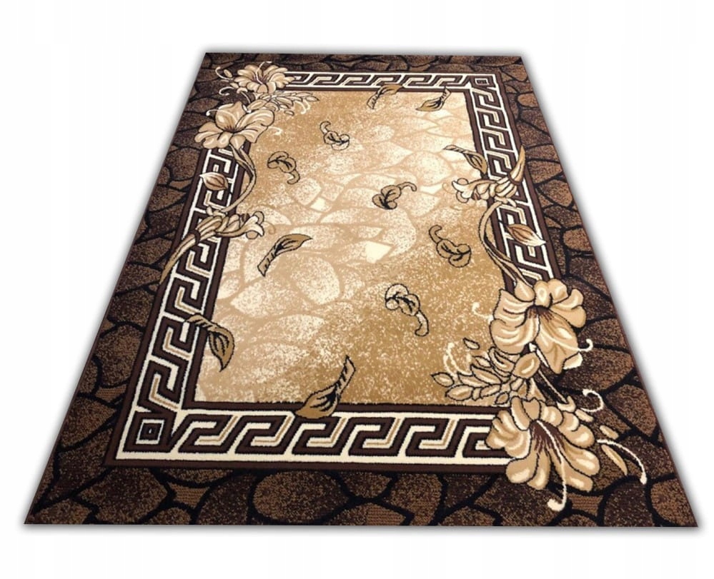 

Dywan Klasyczny Wersacz Alfa Bcf Brązowy 100x200