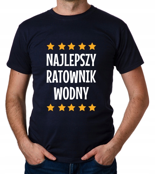 

koszulka Najlepszy Ratownik Wodny prezent