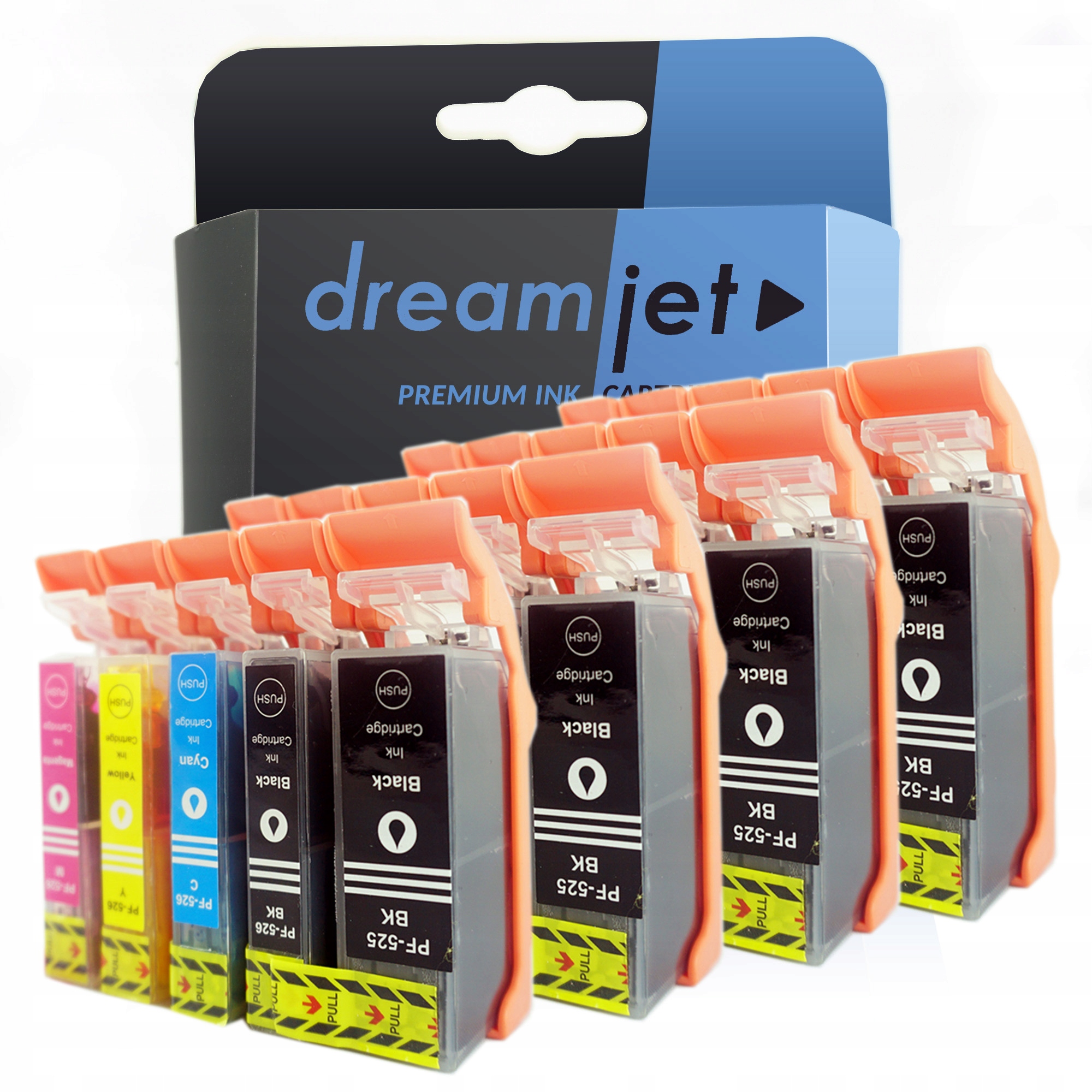 4x Sada inkoustů pro Canon Pgi 525 CLI 526 XXL