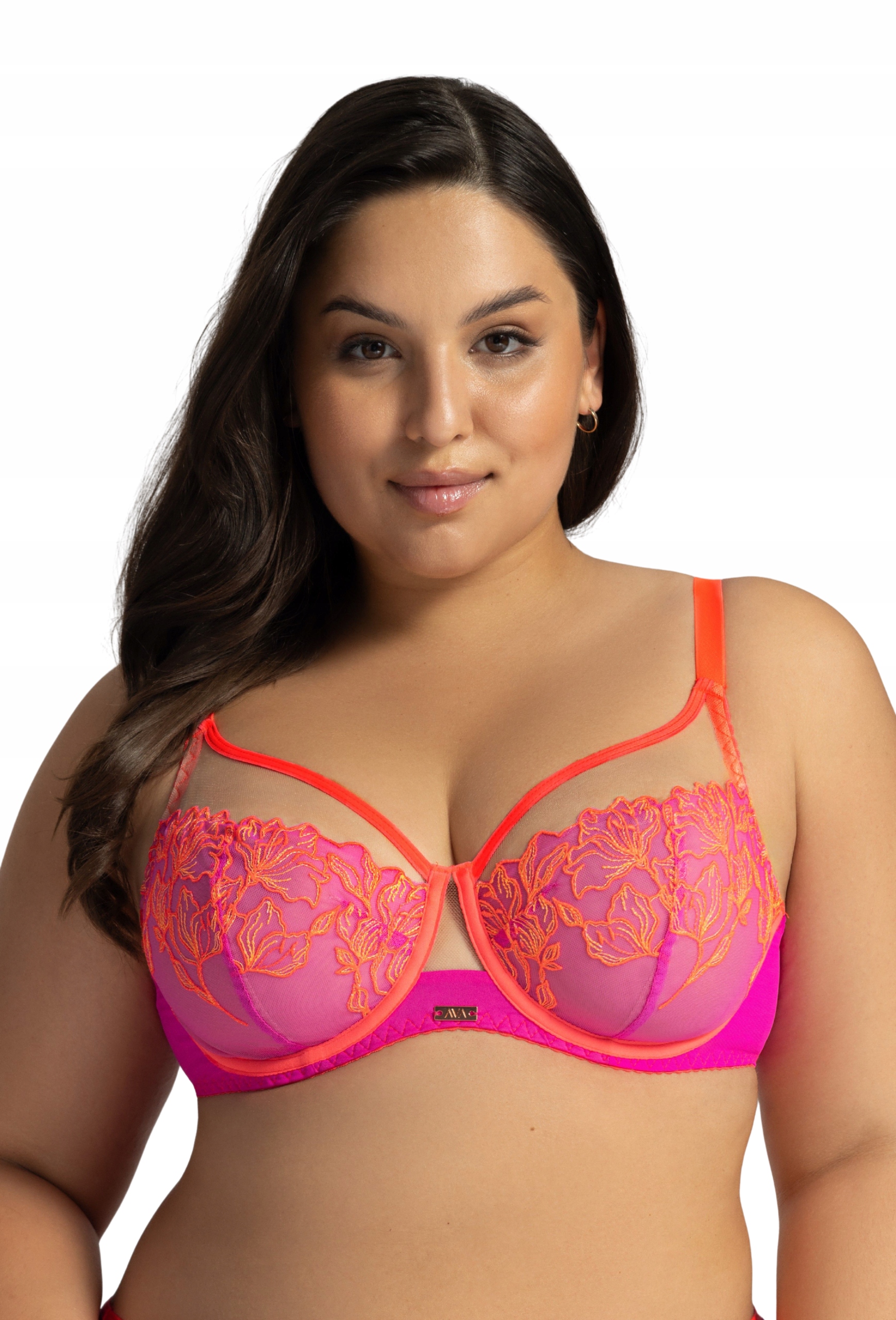 Ava Biustonosz Soft 2162 Flamingo Neonowy Róż 95E