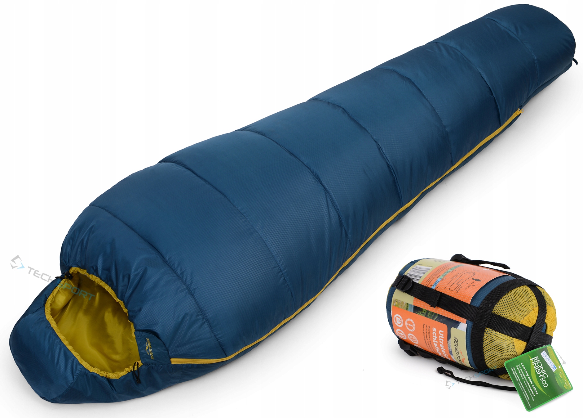 

Ultralekki Śpiwor Mumia Adventuridge 720g Do -5,6s