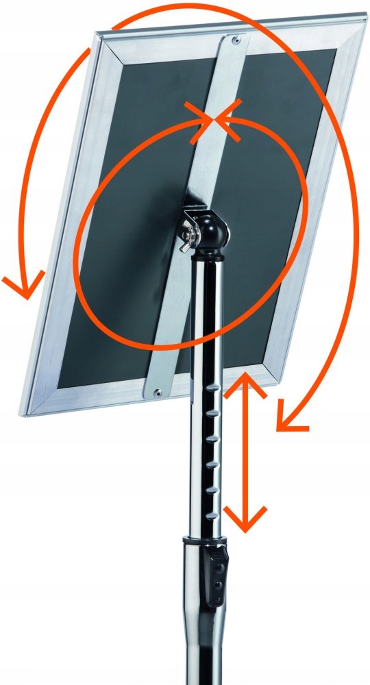 STOJAK INFORMACYJNY STATYW PLAKATOWY A4 Durable Format A4