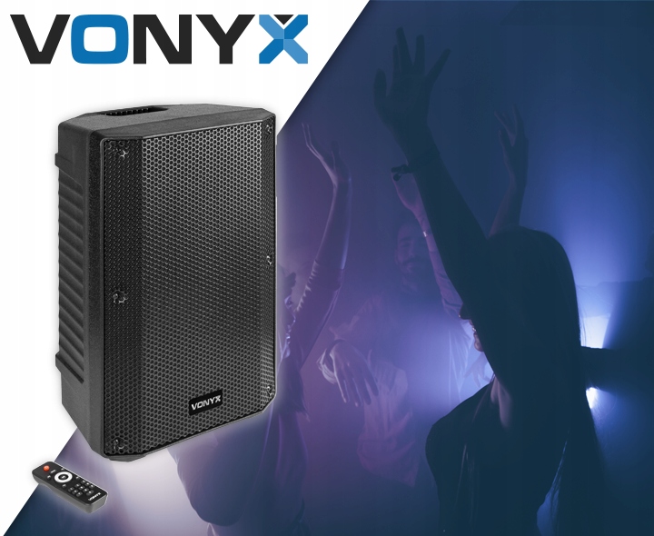 Kolumna aktywna 10'' 500W BT MP3 USB XLR pilot Kod producenta 170.370