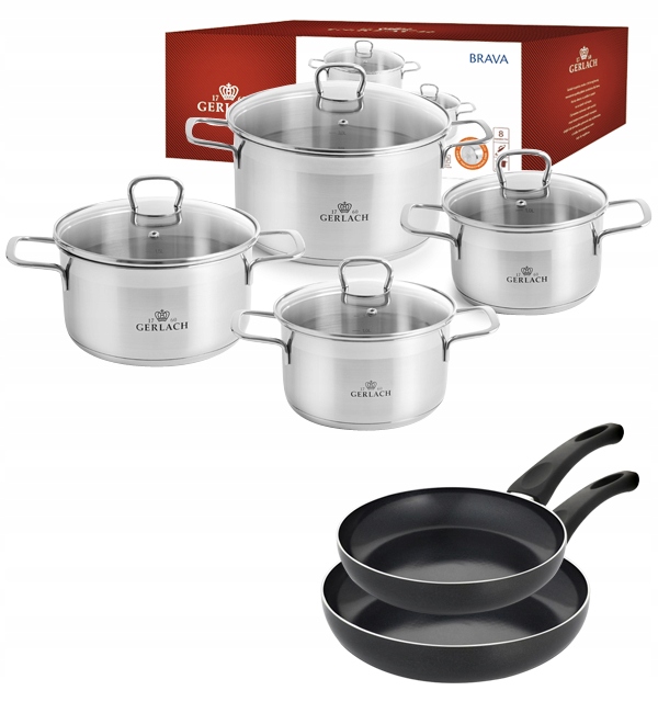 

Gerlach Brava Garnki+ Patelnie Initial 24 28 CM