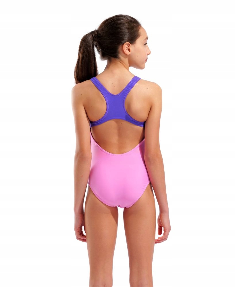 Dziewczęcy strój kąpielowy jednoczęściowy na basen Arena Sound Track R.140 Stan opakowania oryginalne