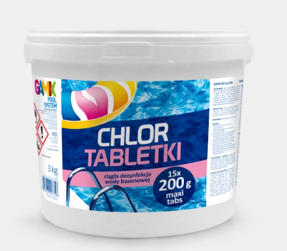 

Gamix Chlor tabletki 3 kg dezynfekcja wody