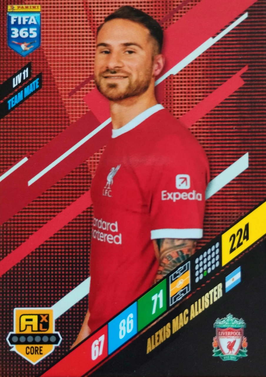 Fifa 365 2024 Team Mate LIV 11 Mac Allister