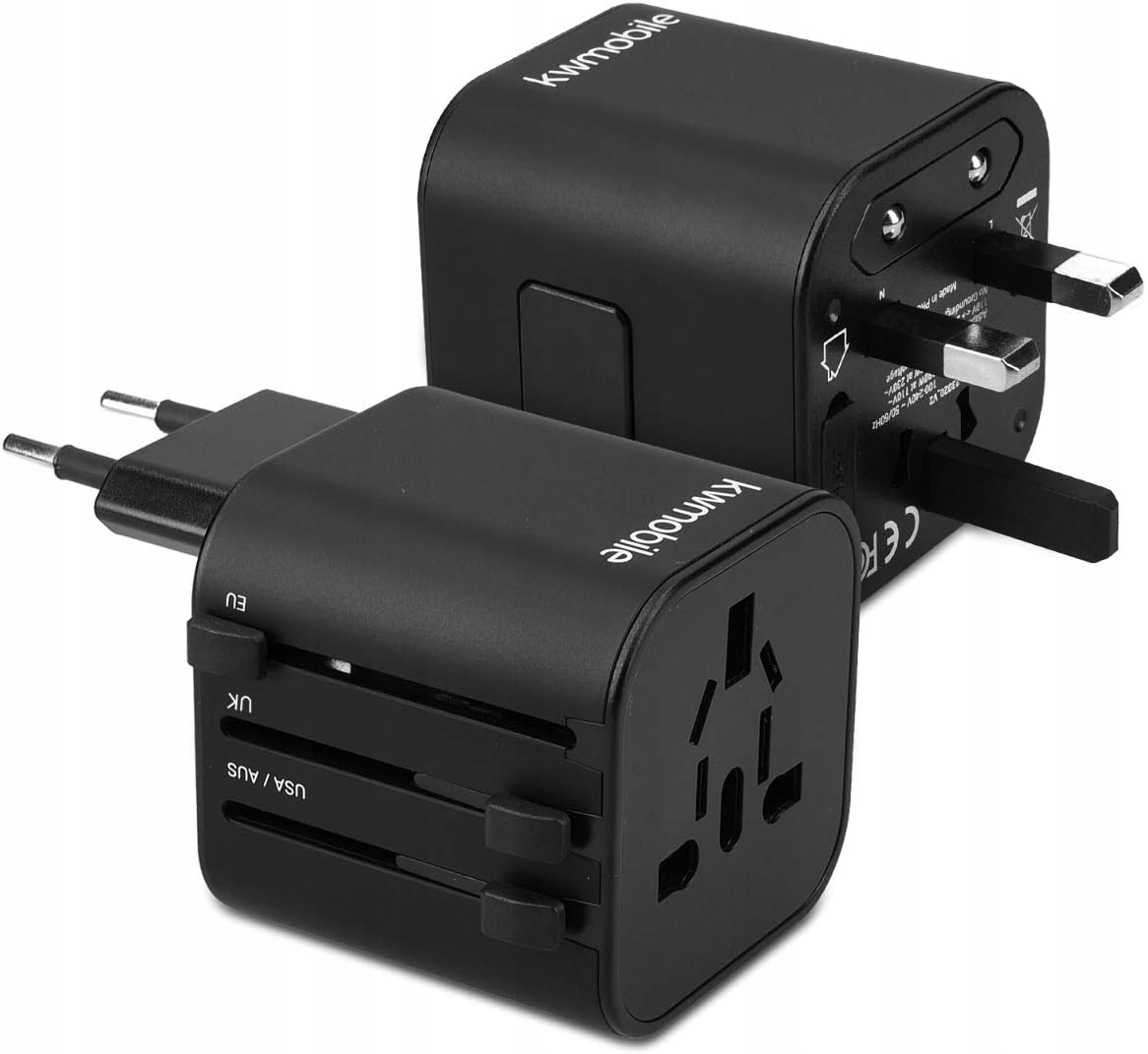 ADAPTER PODRÓŻNY PRZEJŚCIOWKA MIĘDZYNARODOWA EU US AUS UK GNIAZDKO Stan opakowania oryginalne