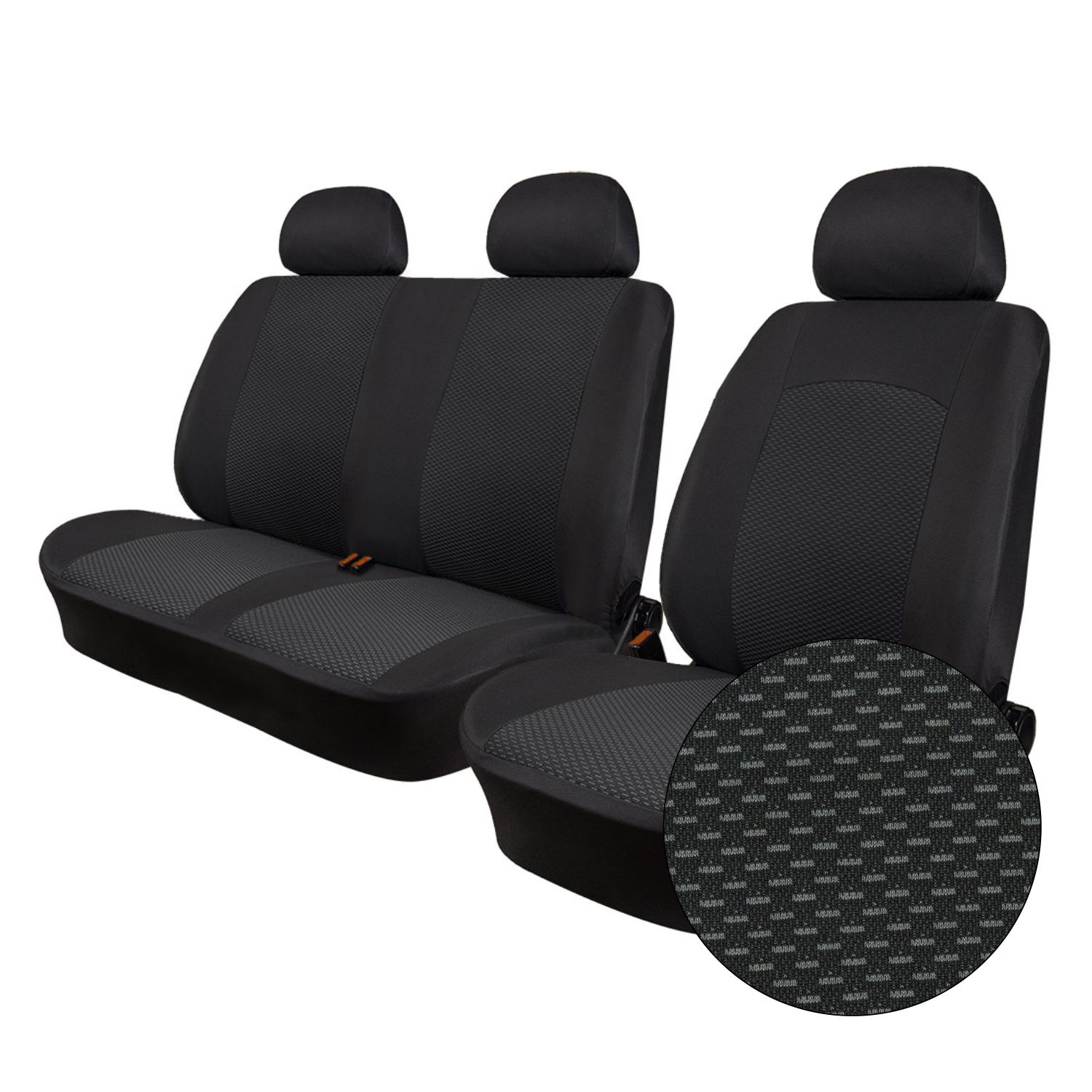 Pokrowce samochodowe do Volkswagen Vw Lt T3 T4 T5 T6 2+1 Bus