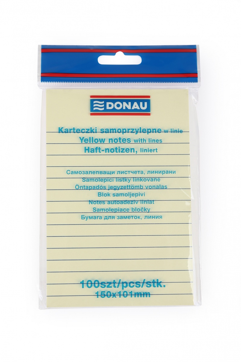

Bloczek samoprzylepny 75gsm żółty karteczki notes