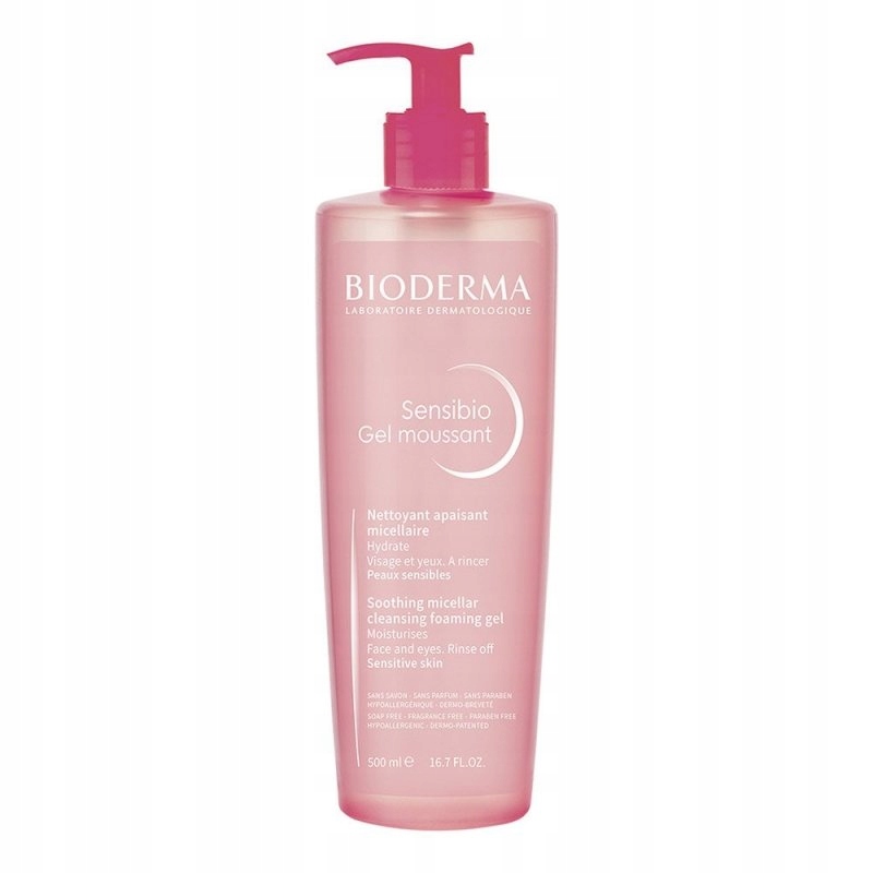 Bioderma Sensibio Gel Moussant łagodzący żel micelarny do twarzy 500 ml
