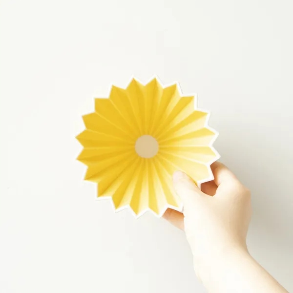 ORIGAMI Dripper Ceramiczny M Żółty Model Dripper Ceramiczny M Żółty