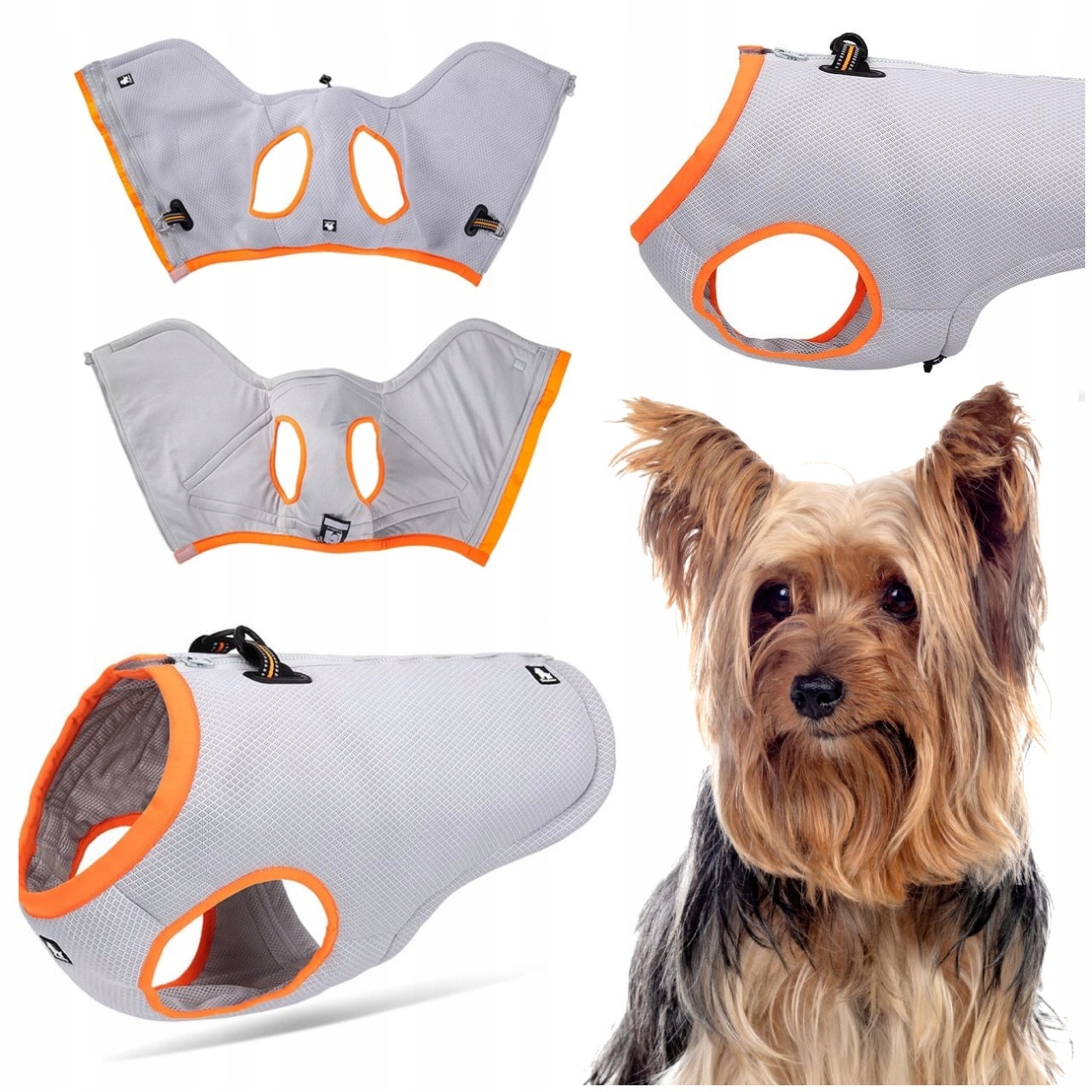 Levně Chladící Vesta Pro Psa Postroje Pro Psa Truelove Oranžová Lehká Xs